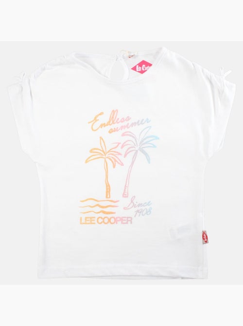Lee Cooper - T shirt fille manches courtes - Kiabi