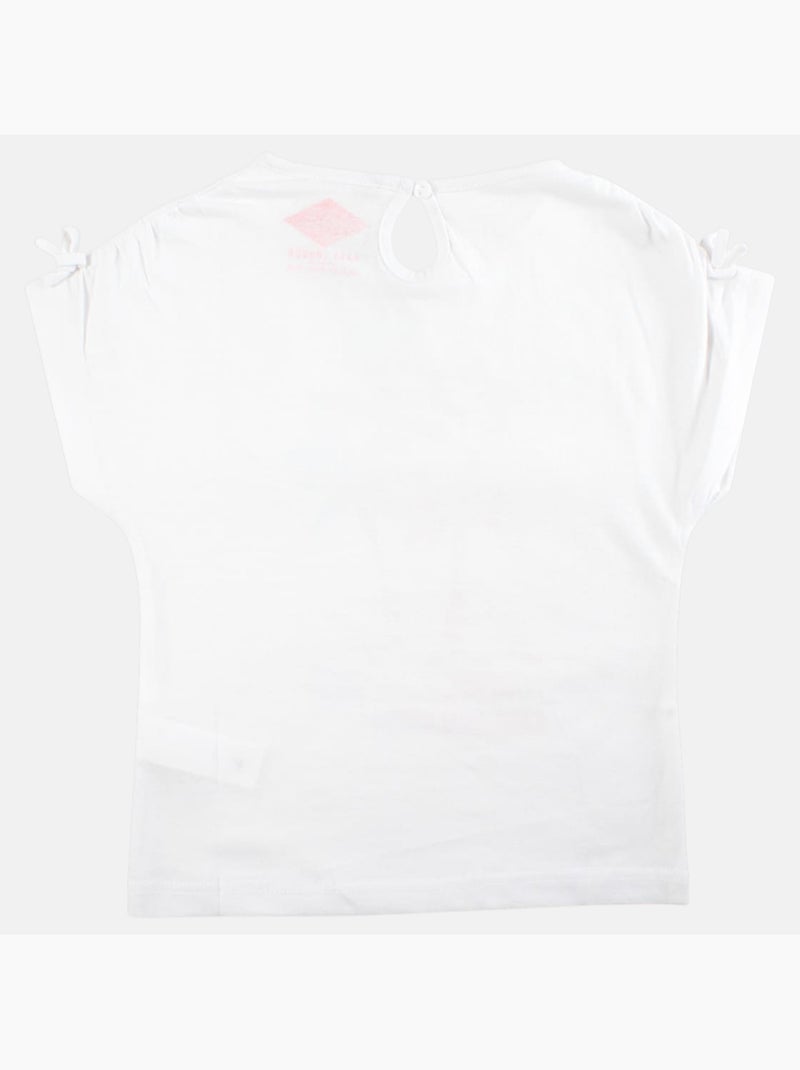 Lee Cooper - T shirt fille manches courtes Blanc - Kiabi