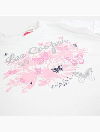 Lee Cooper - T shirt fille manches courtes