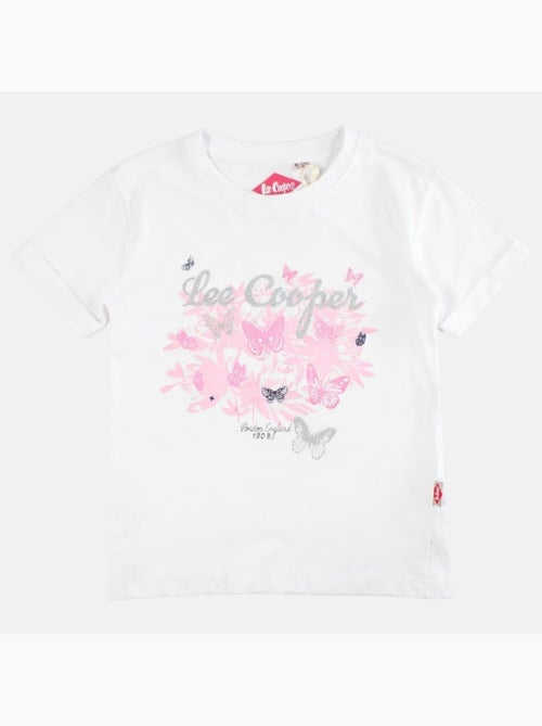 Lee Cooper - T shirt fille manches courtes - Kiabi