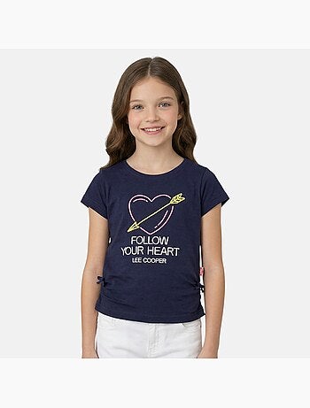 Lee Cooper - T shirt fille manches courtes
