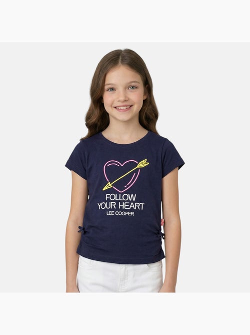 Lee Cooper - T shirt fille manches courtes - Kiabi