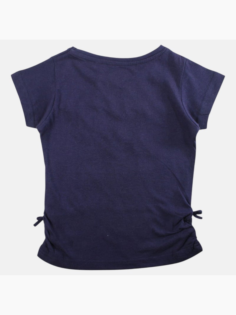 Lee Cooper - T shirt fille manches courtes Bleu marine - Kiabi