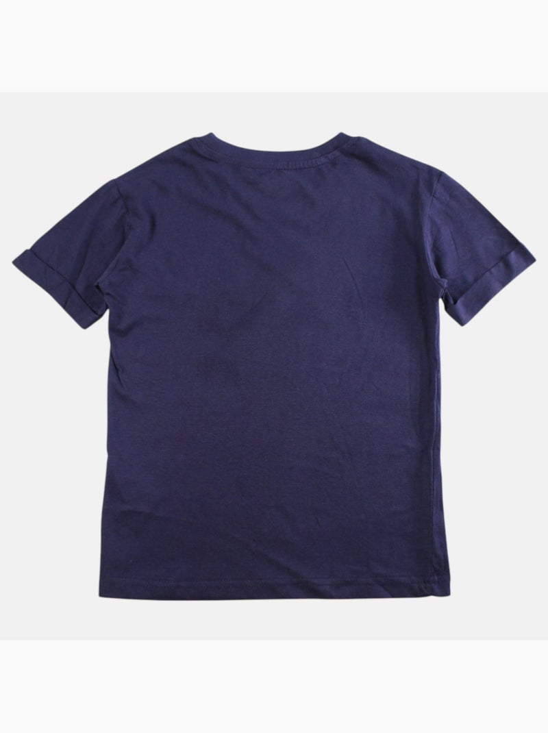 Lee Cooper - T shirt fille manches courtes Bleu marine - Kiabi