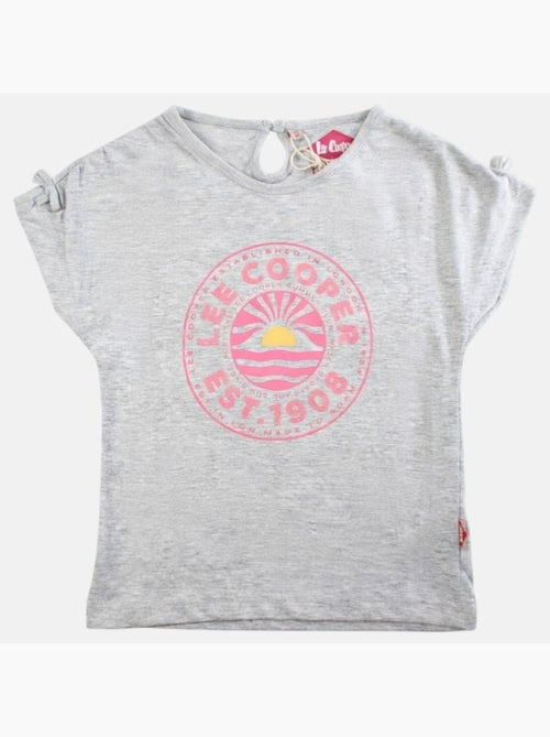 Lee Cooper - T shirt fille manches courtes - Kiabi