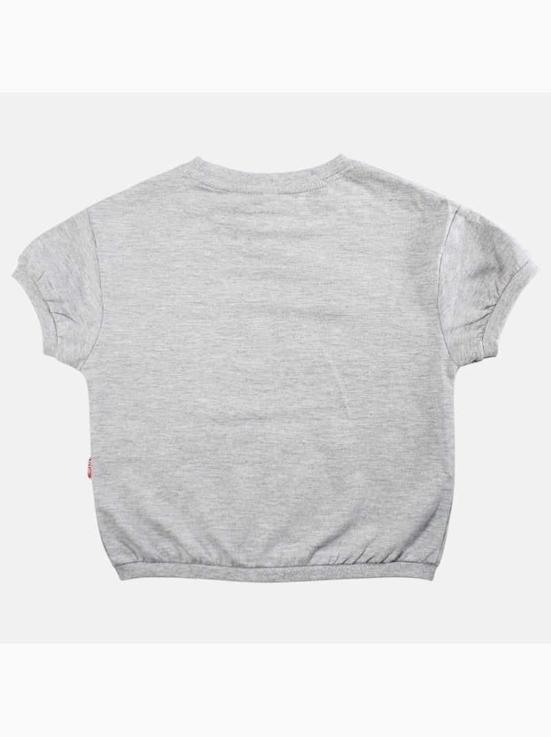 Lee Cooper - T shirt fille manches courtes Gris - Kiabi