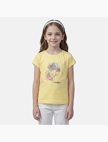 Lee Cooper - T shirt fille manches courtes