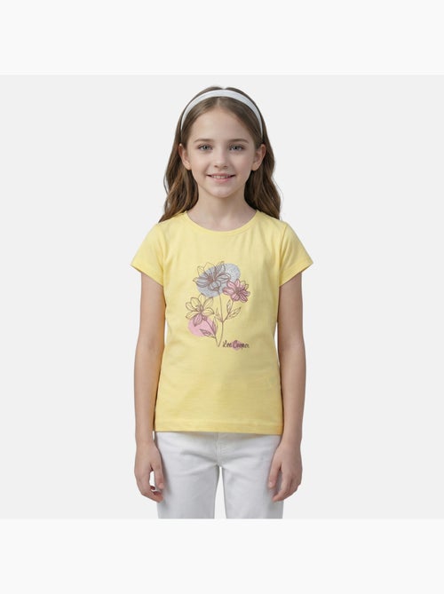 Lee Cooper - T shirt fille manches courtes - Kiabi