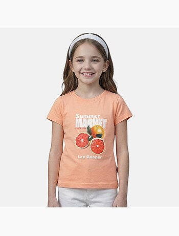 Lee Cooper - T shirt fille manches courtes