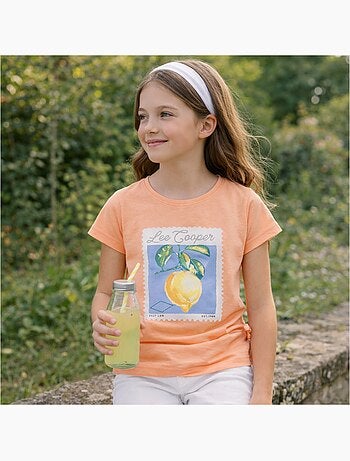Lee Cooper - T shirt fille manches courtes