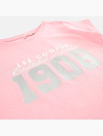 Lee Cooper - T shirt fille manches courtes