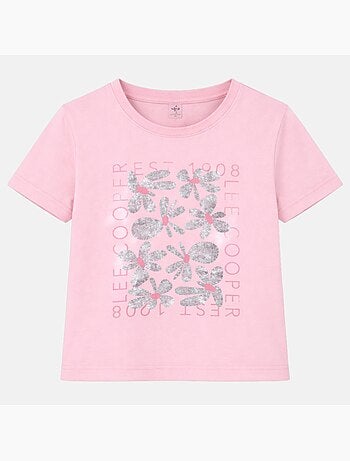 Lee Cooper - T shirt fille manches courtes