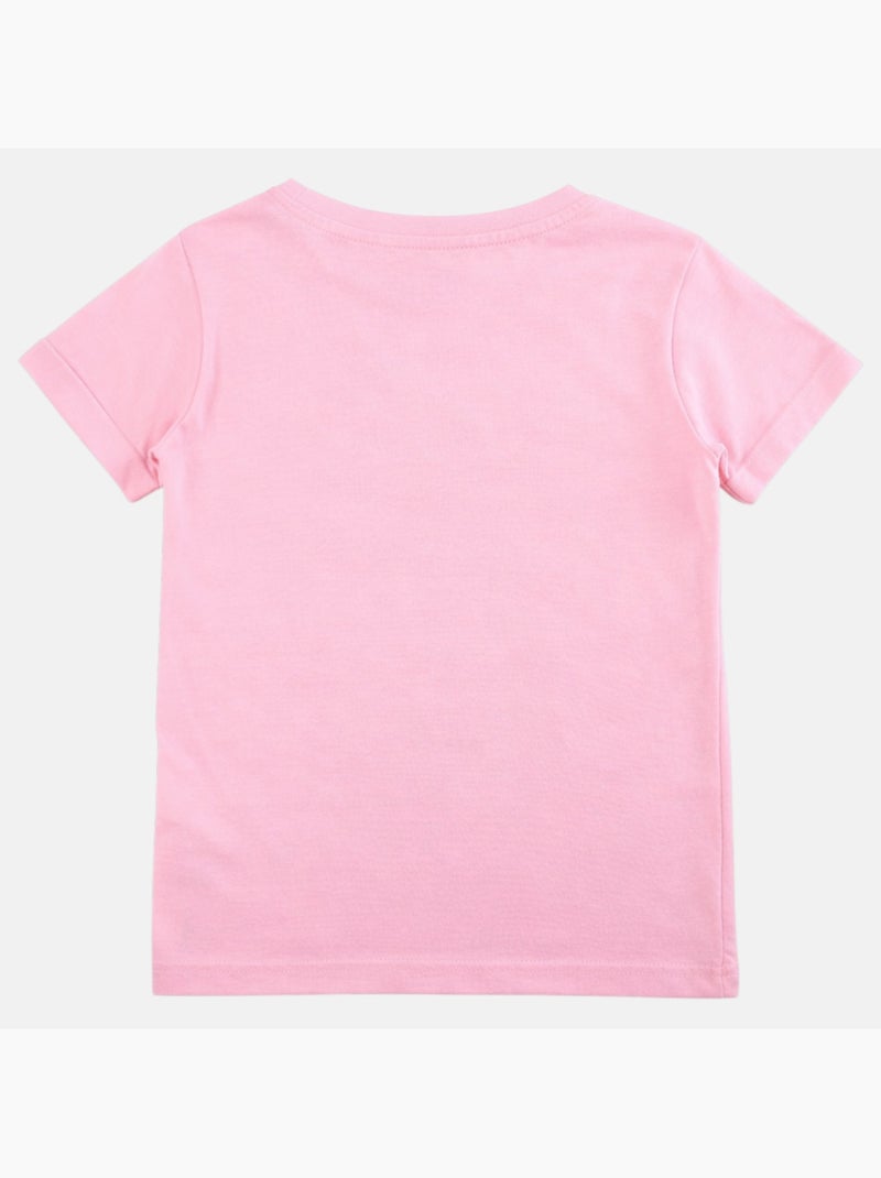 Lee Cooper - T shirt fille manches courtes Rose clair - Kiabi