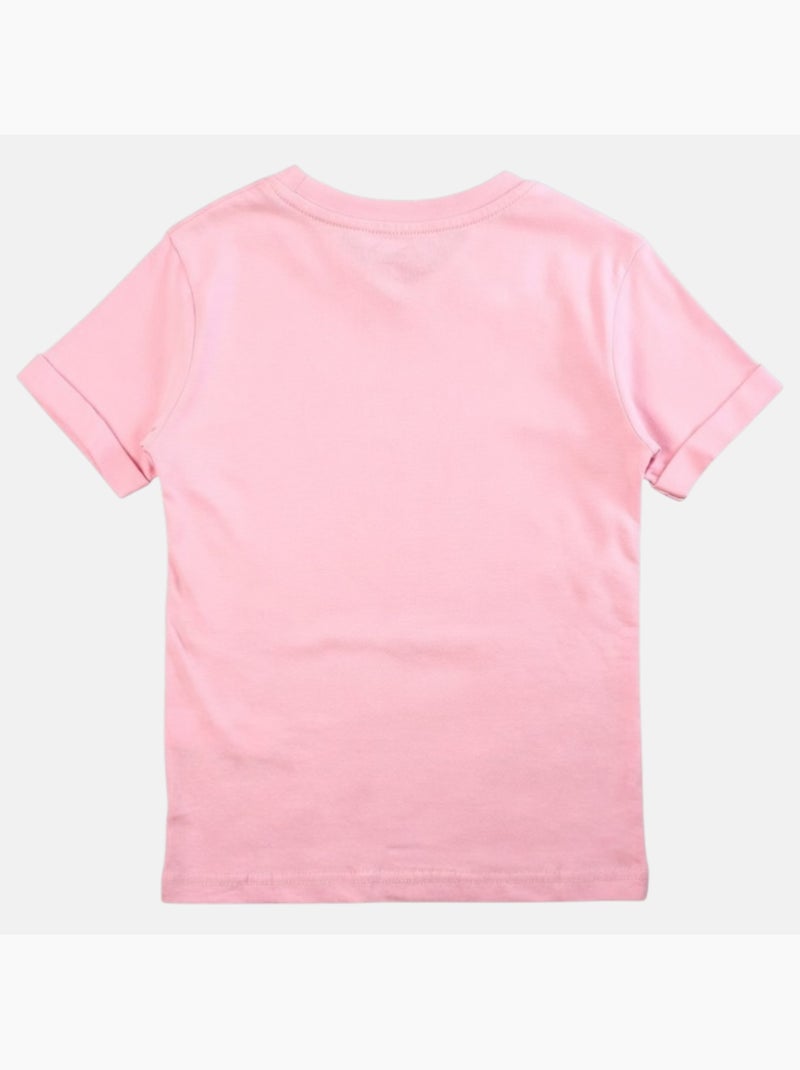 Lee Cooper - T shirt fille manches courtes Rose clair - Kiabi
