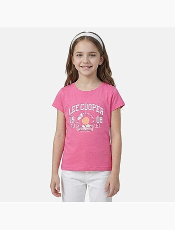 Lee Cooper - T shirt fille manches courtes
