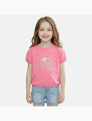 Lee Cooper - T shirt fille manches courtes