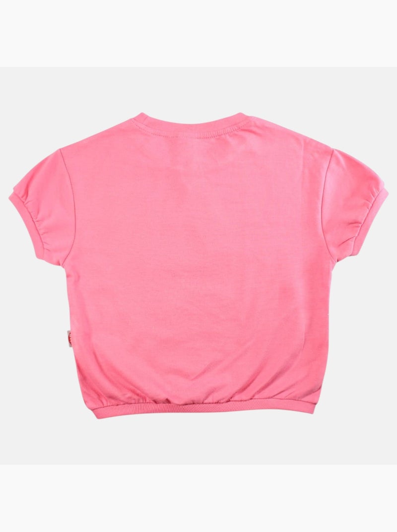 Lee Cooper - T shirt fille manches courtes Rose fushia - Kiabi