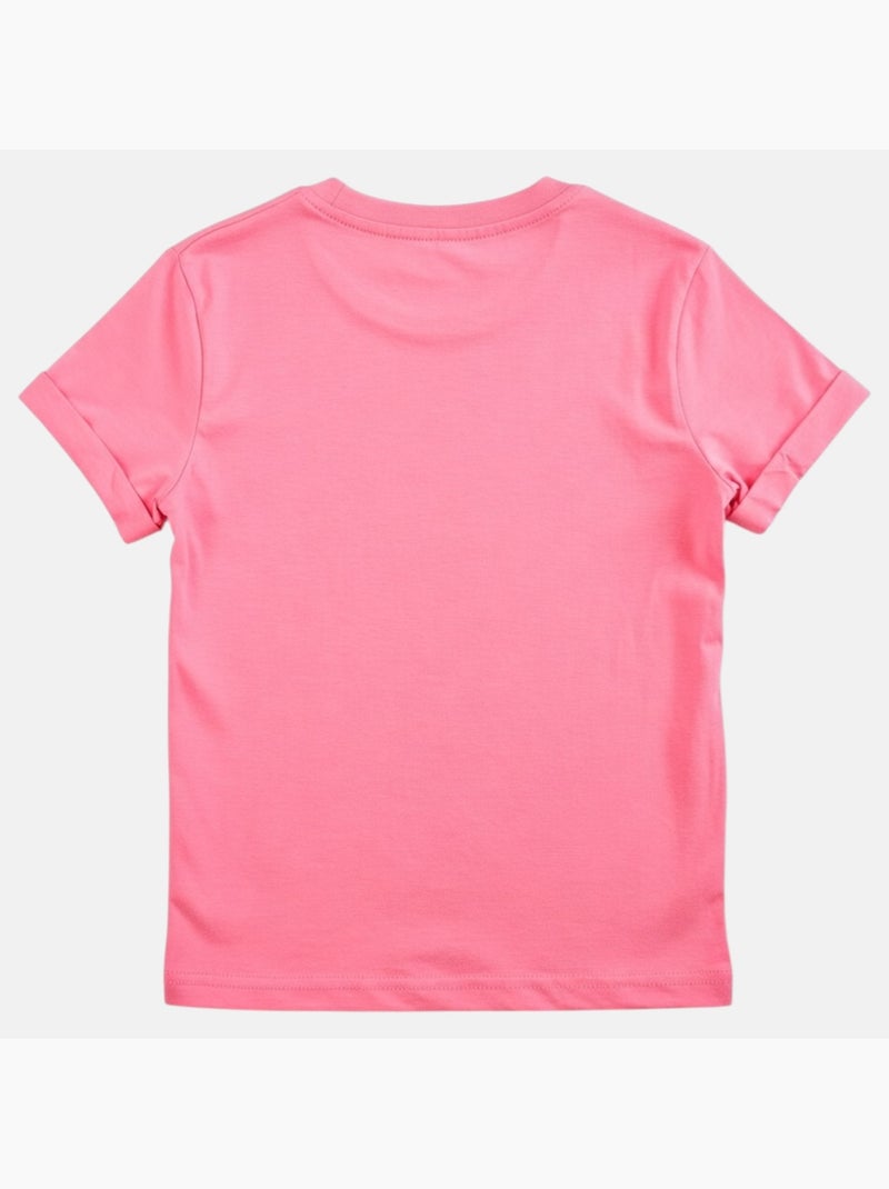 Lee Cooper - T shirt fille manches courtes Rose fushia - Kiabi