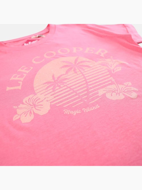 Lee Cooper - T shirt fille manches courtes - Kiabi