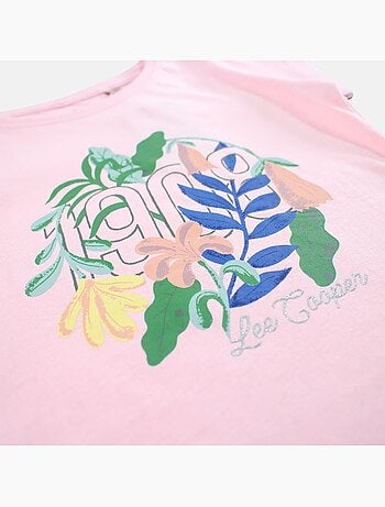 Lee Cooper - T shirt fille manches courtes