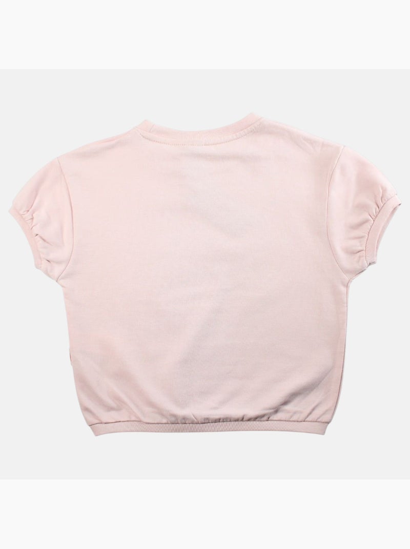 Lee Cooper - T shirt fille manches courtes Rose - Kiabi