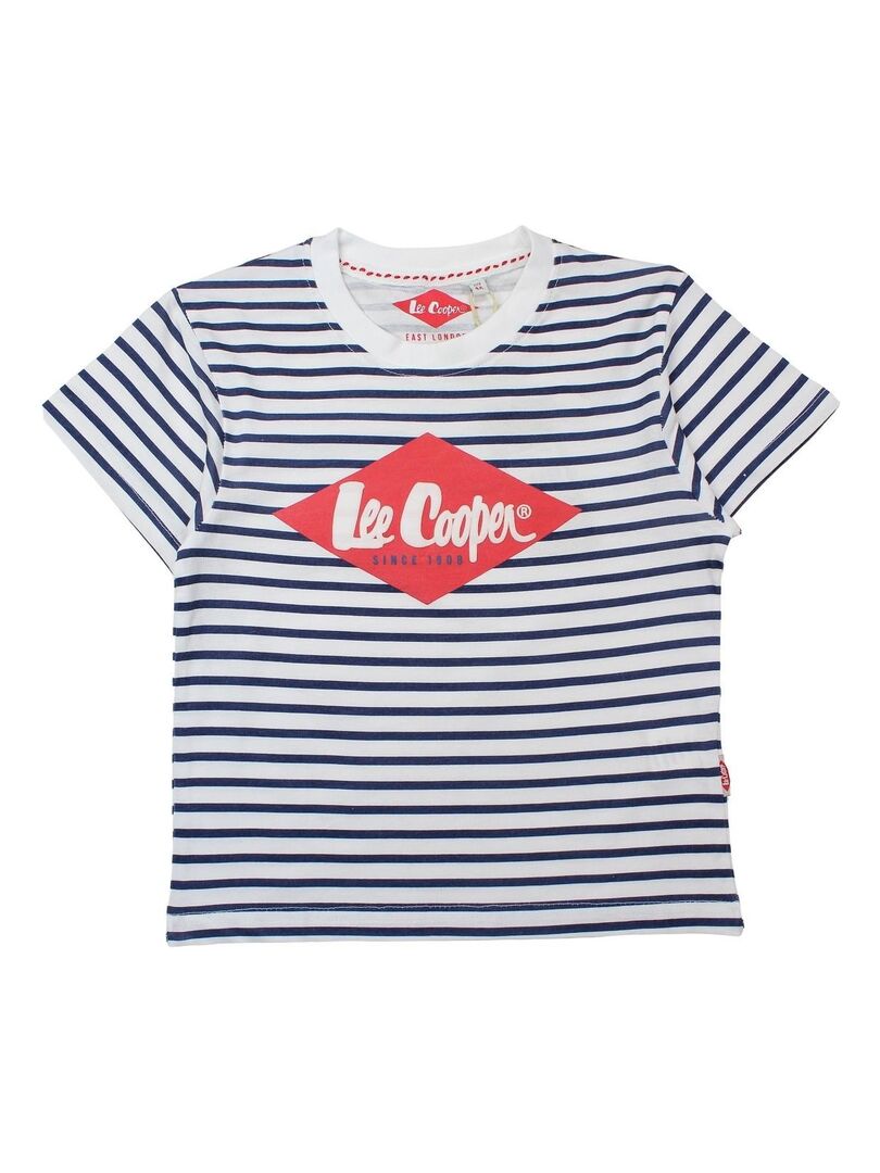 Lee Cooper T shirt gar on imprim logo en coton