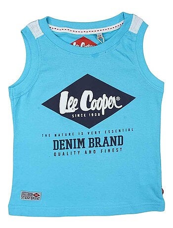 Lee Cooper - T-shirt garçon imprimé logo en coton