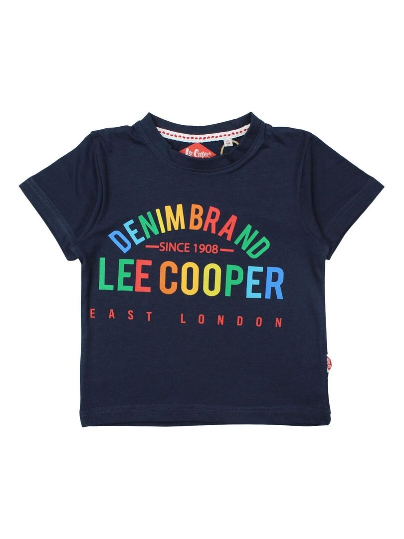 Lee Cooper T shirt gar on imprim logo en coton