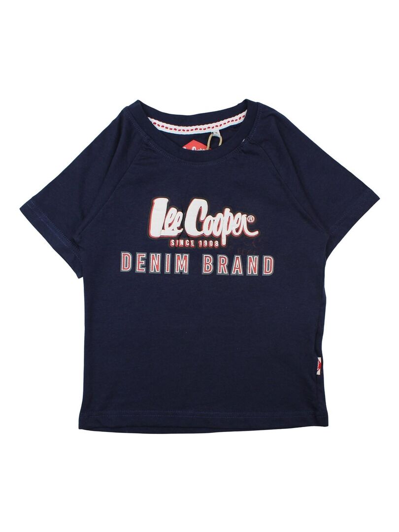 Lee Cooper T shirt gar on imprim logo en coton