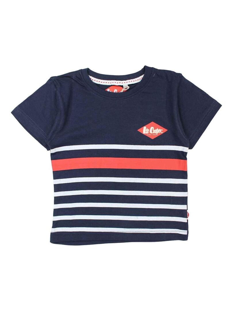 Lee Cooper T shirt gar on imprim logo en coton