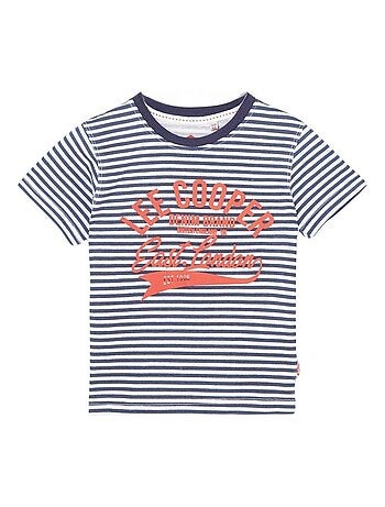 Lee Cooper T-Shirt Garçon Col Rond 100% Coton - Léger Et Confortable