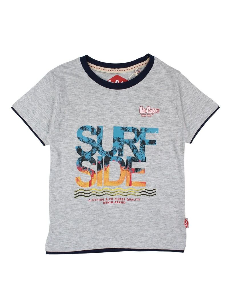 Lee Cooper T shirt gar on imprim logo en coton