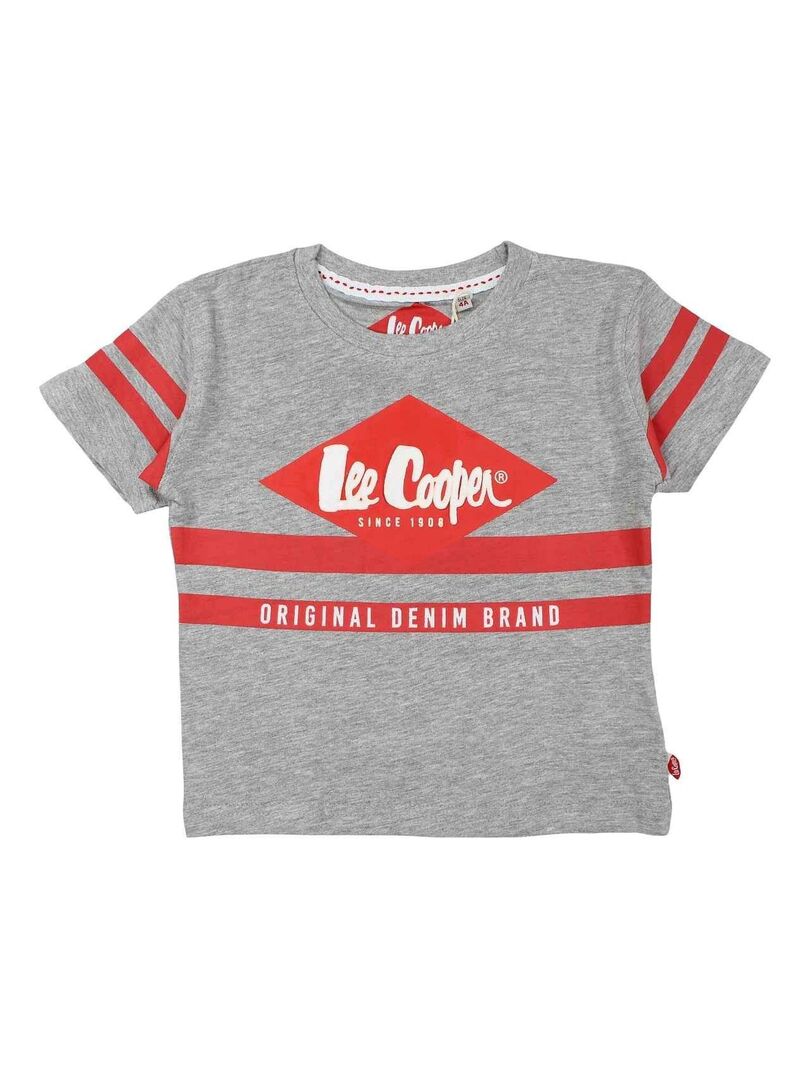 Lee Cooper T shirt gar on imprim logo en coton