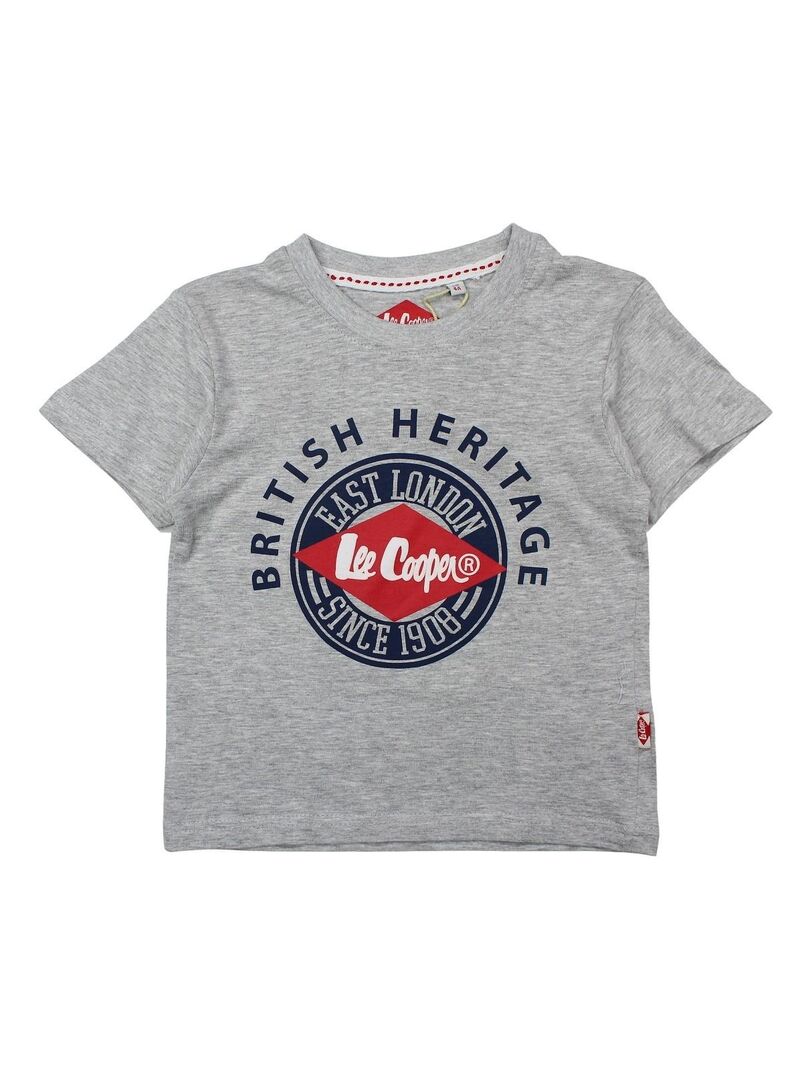 Lee Cooper T shirt gar on imprim logo en coton