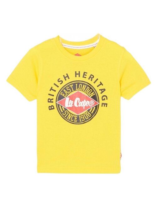 Lee Cooper - T-shirt garçon imprimé logo en coton - Kiabi