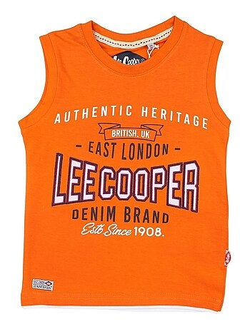 Lee Cooper - T-shirt garçon imprimé logo en coton