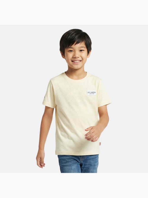 Lee Cooper - T shirt garçon manches courtes - Kiabi