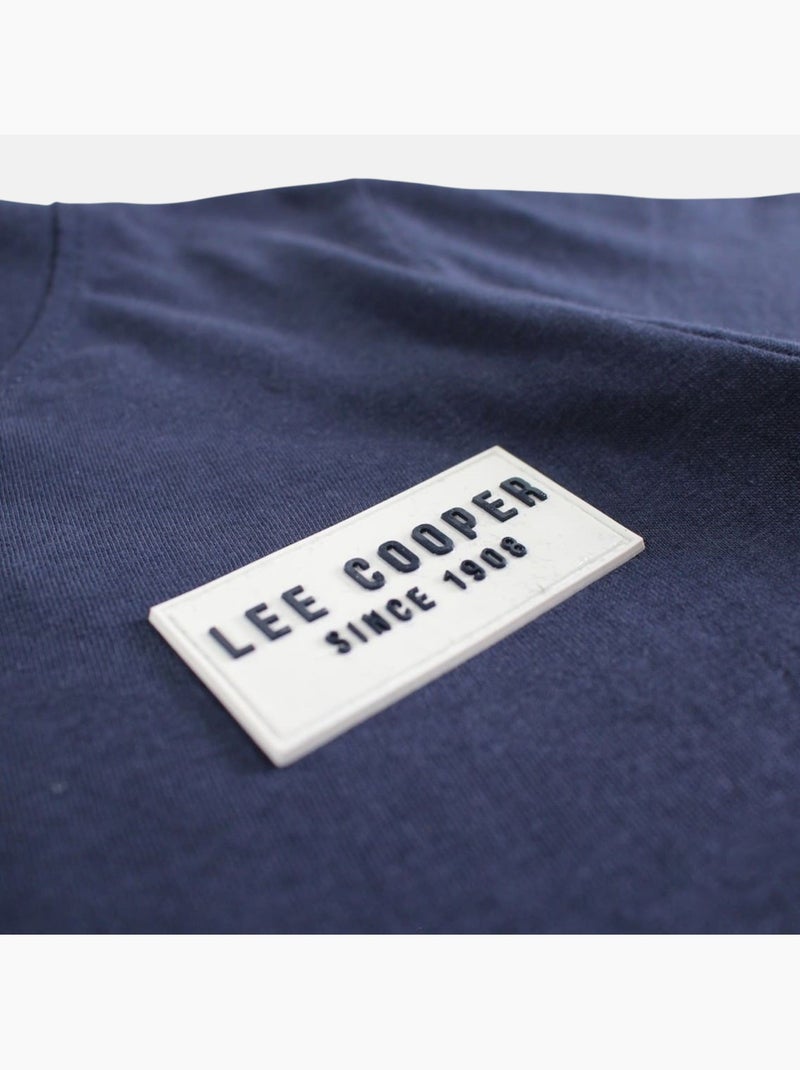 Lee Cooper - T shirt garçon manches courtes Bleu marine - Kiabi