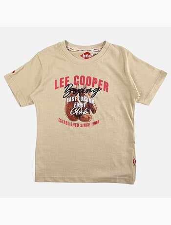 Lee Cooper - T shirt garçon manches courtes imprimé