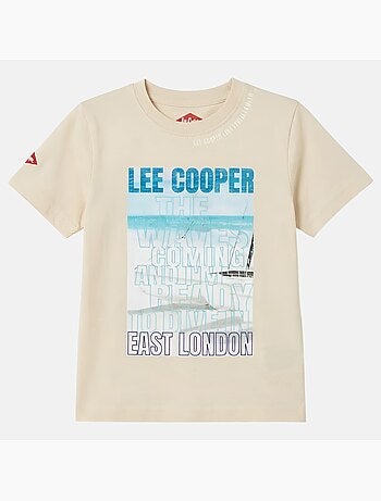 Lee Cooper - T shirt garçon manches courtes imprimé