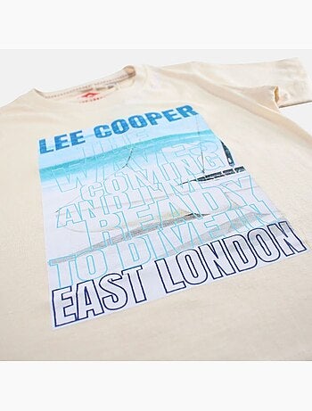 Lee Cooper - T shirt garçon manches courtes imprimé