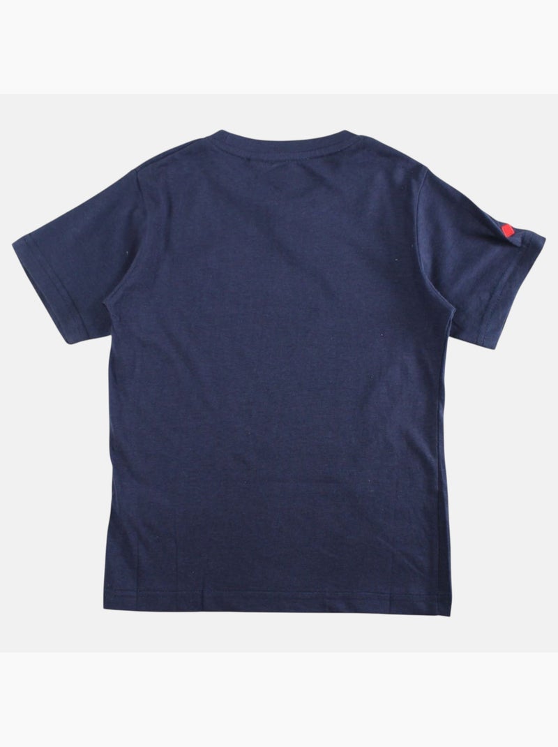 Lee Cooper - T shirt garçon manches courtes imprimé Bleu marine - Kiabi