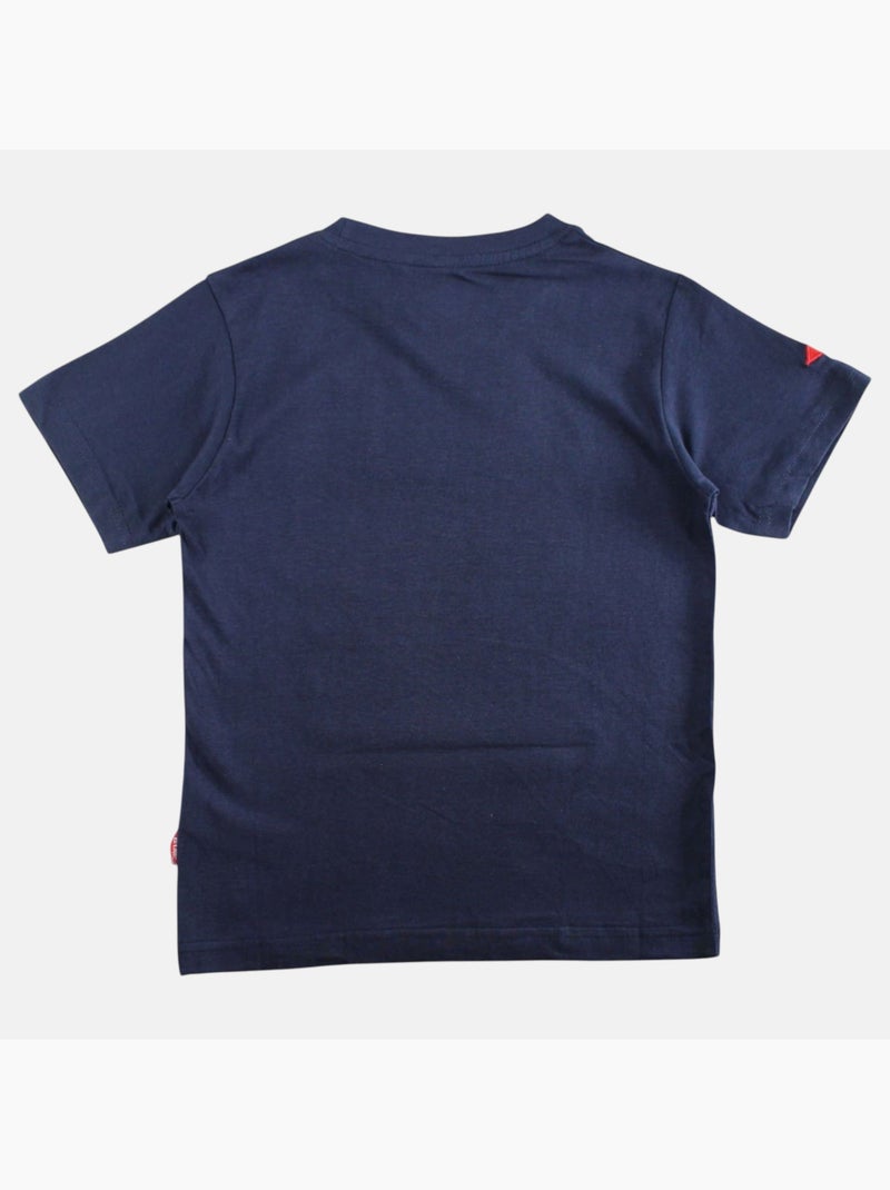 Lee Cooper - T shirt garçon manches courtes imprimé Bleu marine - Kiabi