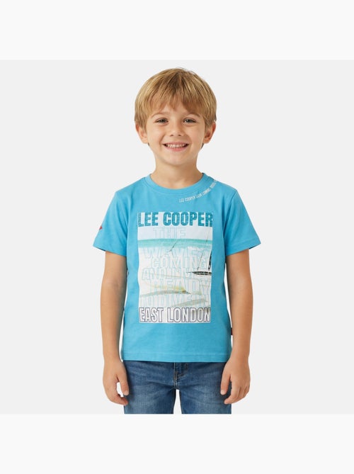 Lee Cooper - T shirt garçon manches courtes imprimé - Kiabi