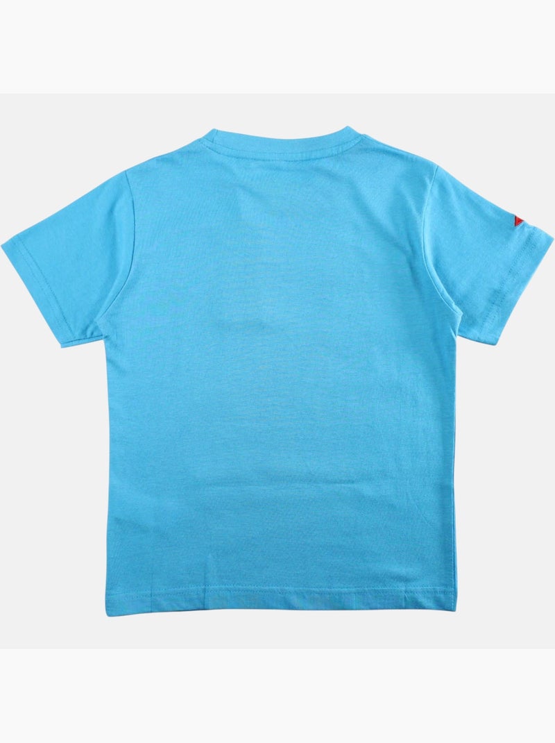 Lee Cooper - T shirt garçon manches courtes imprimé Bleu - Kiabi