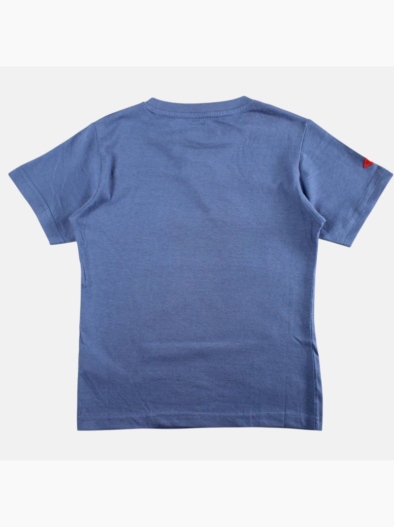 Lee Cooper - T shirt garçon manches courtes imprimé Bleu - Kiabi