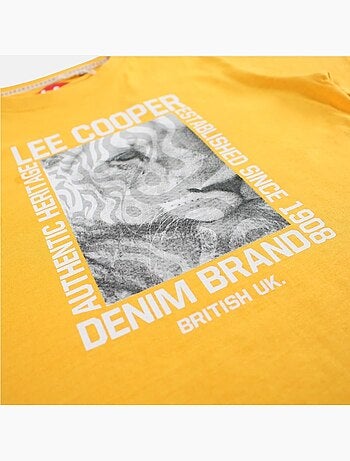 Lee Cooper - T shirt garçon manches courtes imprimé