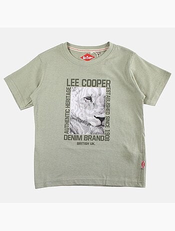 Lee Cooper - T shirt garçon manches courtes imprimé