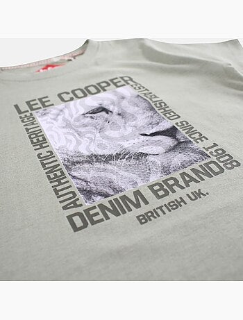 Lee Cooper - T shirt garçon manches courtes imprimé
