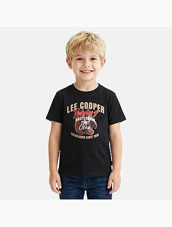 Lee Cooper - T shirt garçon manches courtes imprimé